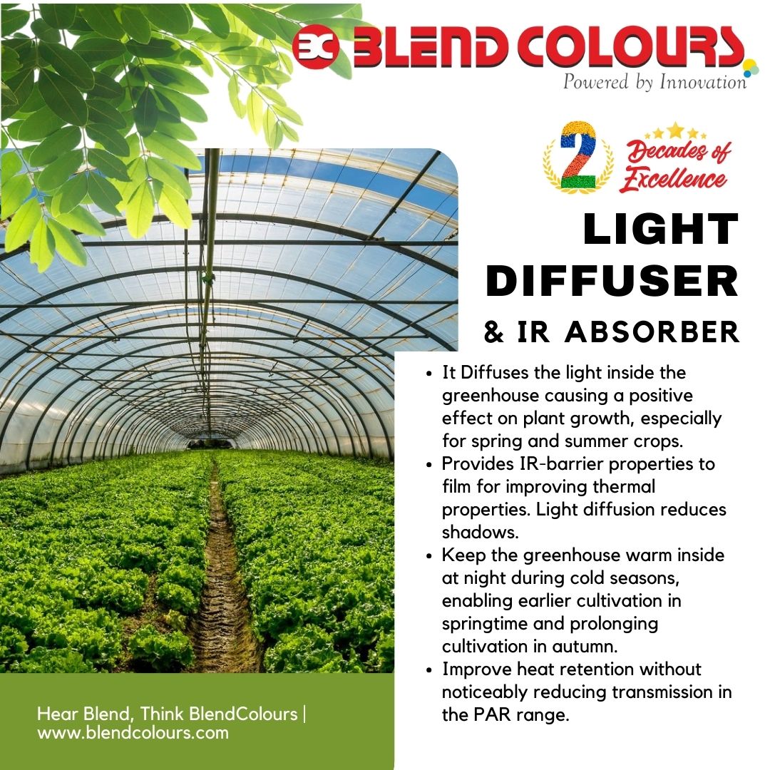 blend_conscious's tweet photo. Light diffuser &amp; IR Absorber
Designed for Greenhouse Film
https://t.co/zPaxjea3w7

Hear #Blend, Think #Blendcolours #Masterbatch #MASTERBATCH
#InnovativeAdditive #plasticsfuture #plasticsindustry #plasticsworld #LED #lights #lightdiffuser #IRabsorber #greenhouse #diffusion https://t.co/ADZYk5WhNo