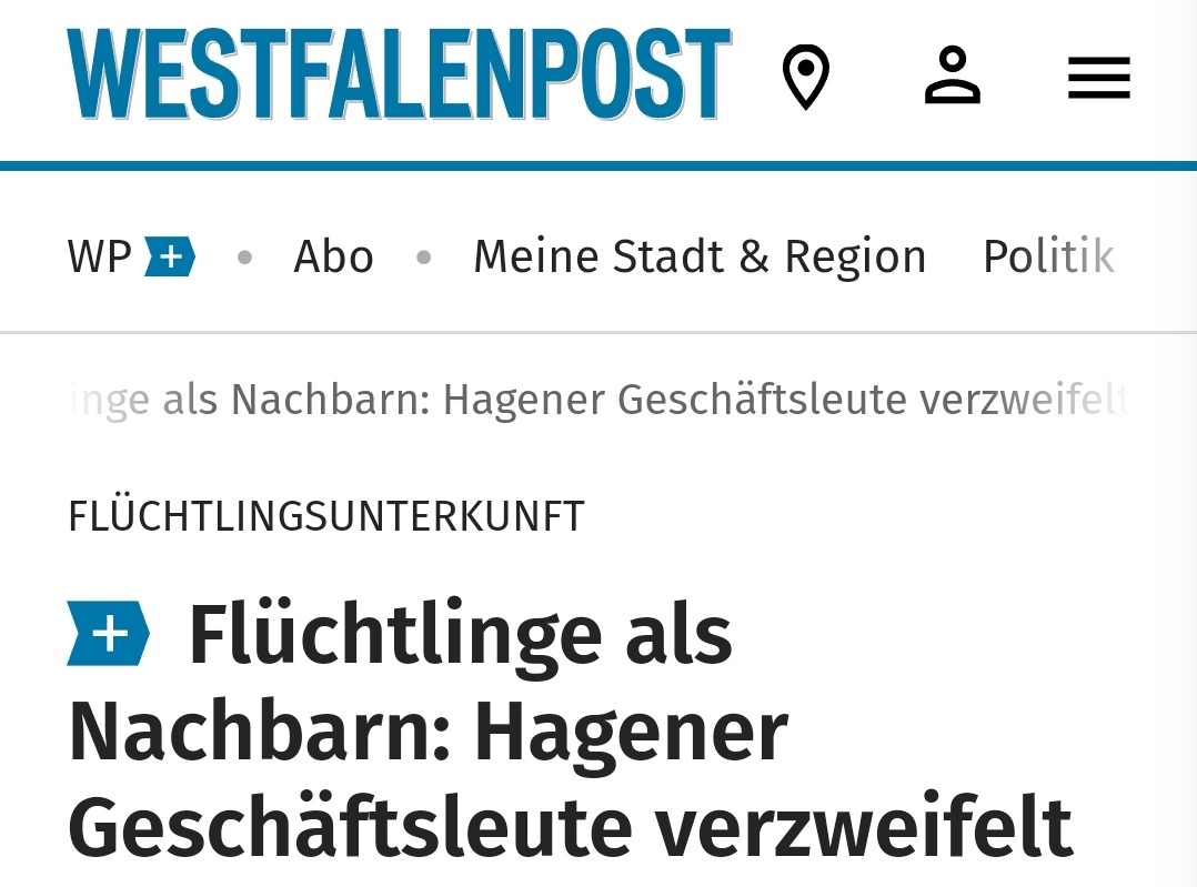 Die Zustimmung der Bevölkerung für die #Migrationspolitik scheint auch in #Hagen zuzunehmen. 👇 wp.de/staedte/hagen/…