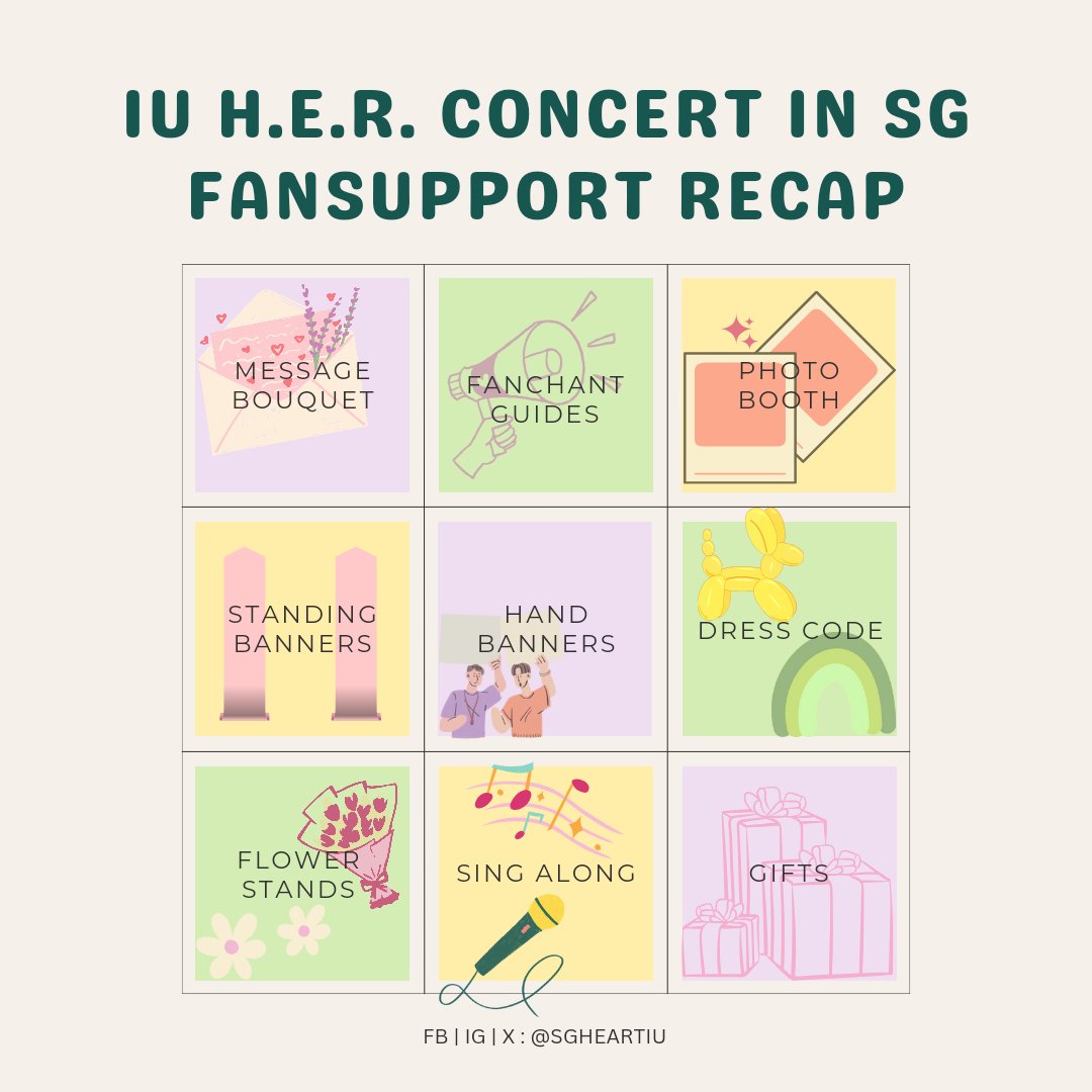 sgheartiu's tweet photo. [D-1][2024 H.E.R.][Singapore 💜 IU Fansupport Event Recap]

Are you feeling excited? Just 1 day to go. Below link is a recap of the fansupport events happening inside, outside &amp; backstage.

https://t.co/d2a7JZ1Ro3

#아이유 #IU #HER #HER_WORLD_TOUR #SGHIU #HER_WORLD_TOUR_IN_SG https://t.co/YIIgmtIfWo