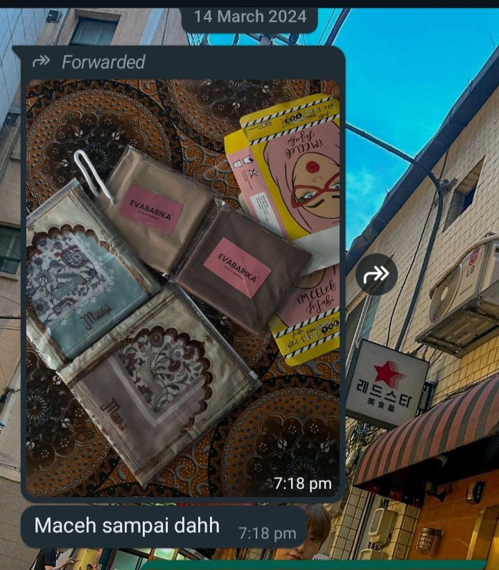 naddysells's tweet photo. nak share sikit custs yang update kita haritu😍 

#naddysellsfeedback https://t.co/oFDs21rpou