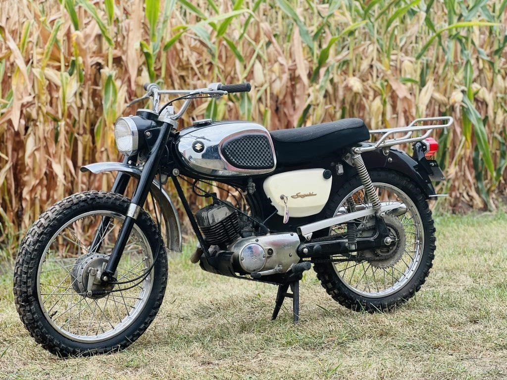 1965 Suzuki K15 Hillbilly
source: tinyurl.com/s5pyx8td
#ClassicMotorcycles