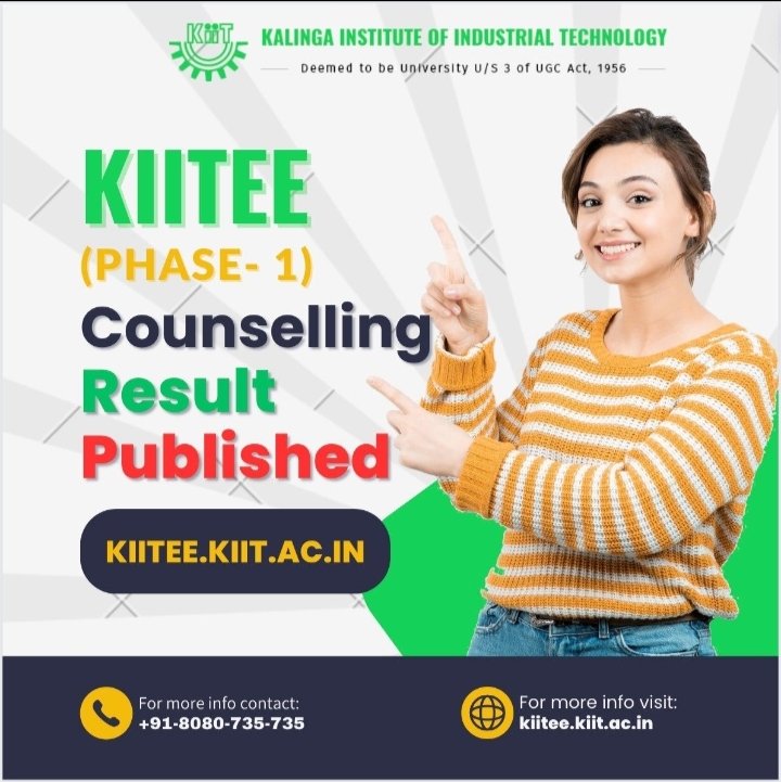#KIITEE2024 
#kiituniversity
#KIITat25 
#admissionopen2024_2025

KIITEE is Live !!!!
Interested Candidates go through the website for more Details. 👇👇

kiitee.ac.in
kiit.ac.in