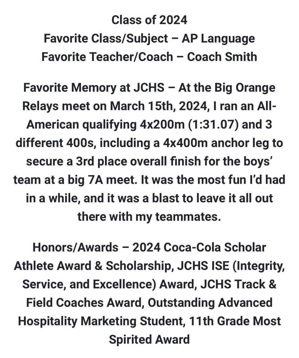 Honored to be nominated as JCHS Male Athlete of the Year!

If you feel compelled, please take a moment to vote for me here:

johnscreekathletics.org/2024/04/18/1st…