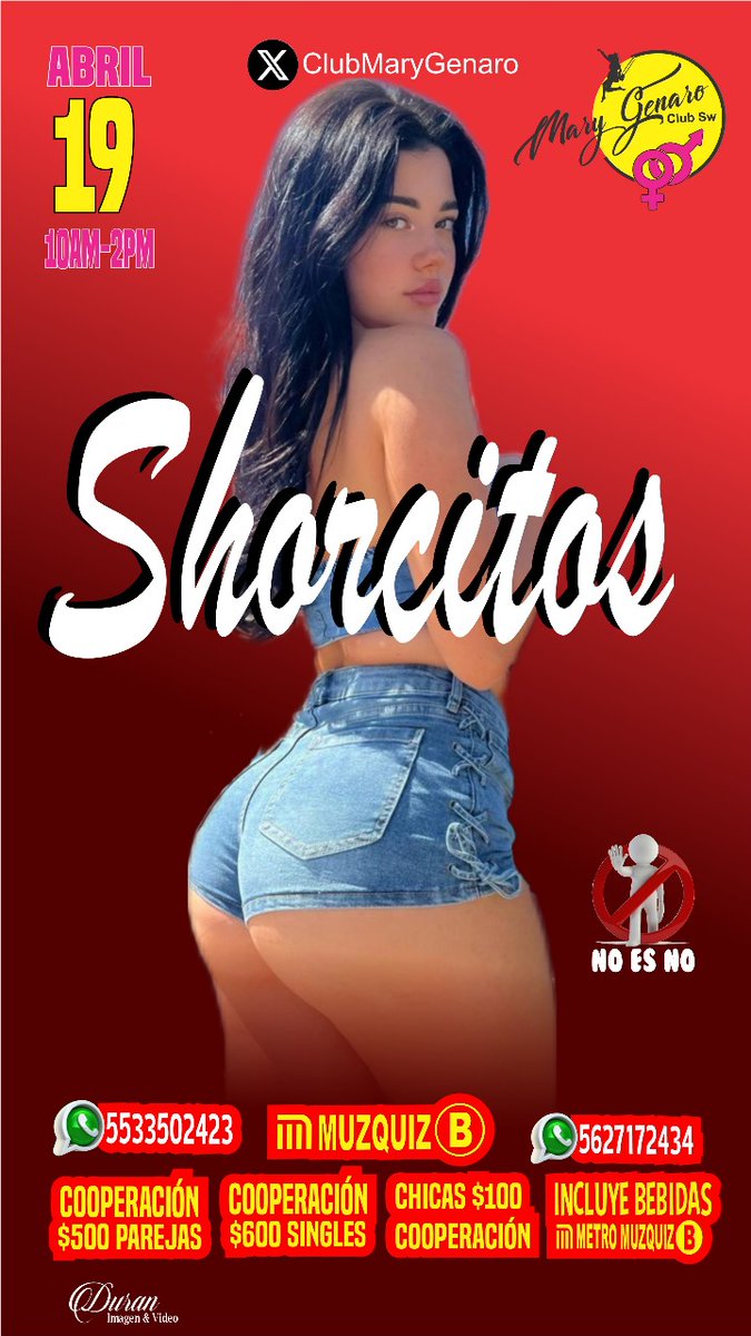 ClubMaryGeneroJovenes (@clubmarygenaros) on Twitter photo VIERNES DE MAÑANERO SWINGER
evento PRIVADO, INTIMO, SEGURO, EXCLUSIVO Y 100% DISCRETO
A solo 3 calles del metro Múzquiz, aceptamos PAREJAS, CHICAS Y CHICOS
wa.link/xzlie5
Realizamos dinámicas de integración funcionales, juegos candentes.
<a href="/ClubMaryGenaro/">Club MaryGenaroSW 5533502423 Metro Múzquiz</a> VIERNES DE MAÑANERO SWINGER
evento PRIVADO, INTIMO, SEGURO, EXCLUSIVO Y 100% DISCRETO
A solo 3 calles del metro Múzquiz, aceptamos PAREJAS, CHICAS Y CHICOS
wa.link/xzlie5
Realizamos dinámicas de integración funcionales, juegos candentes.
<a href="/ClubMaryGenaro/">Club MaryGenaroSW 5533502423 Metro Múzquiz</a>