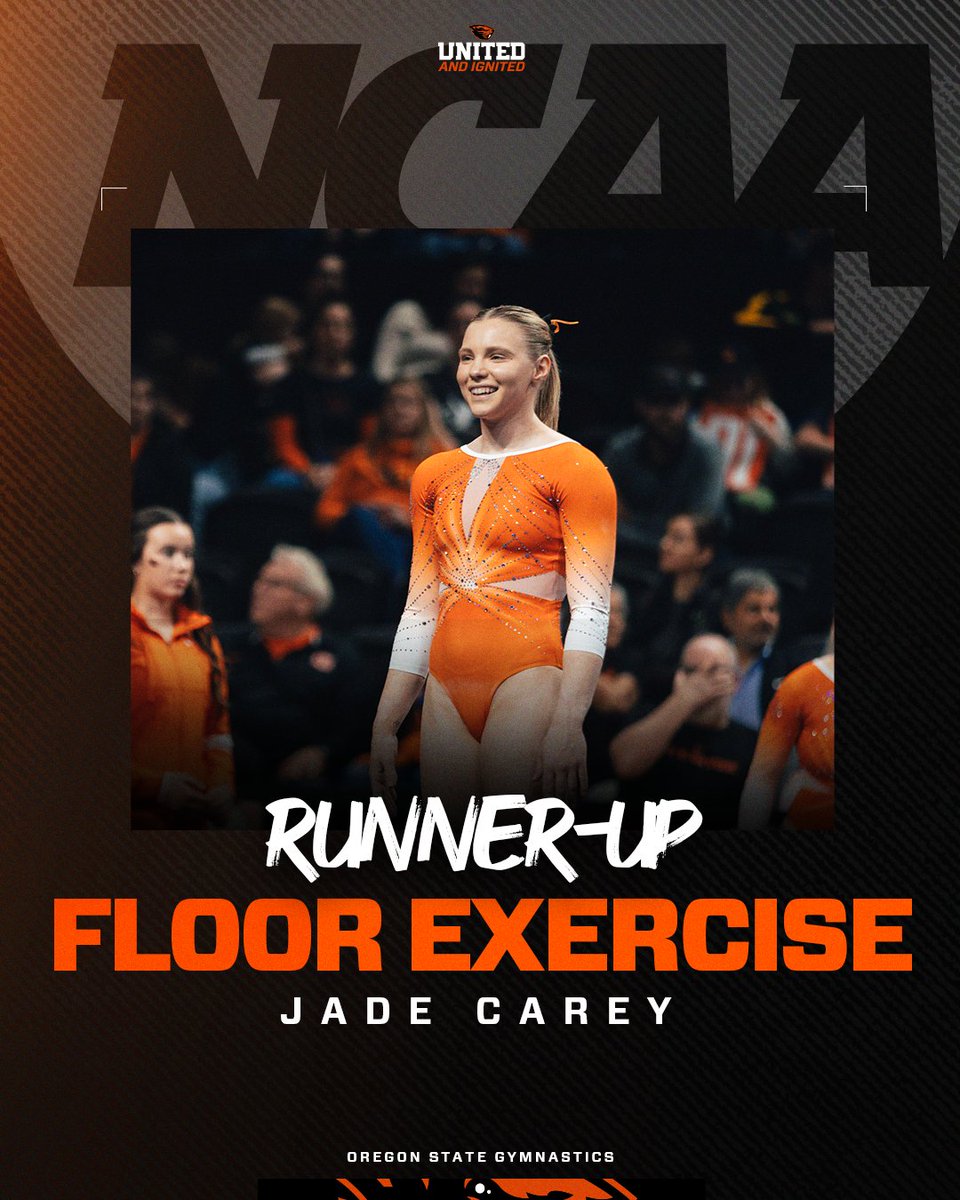 BeaverGym's tweet photo. 𝟱𝟲 competitors. Only 𝗼𝗻𝗲 Jade Carey.

What a showing tonight for JC 👏🙌

#GoBeavs https://t.co/teLnDzXKlC