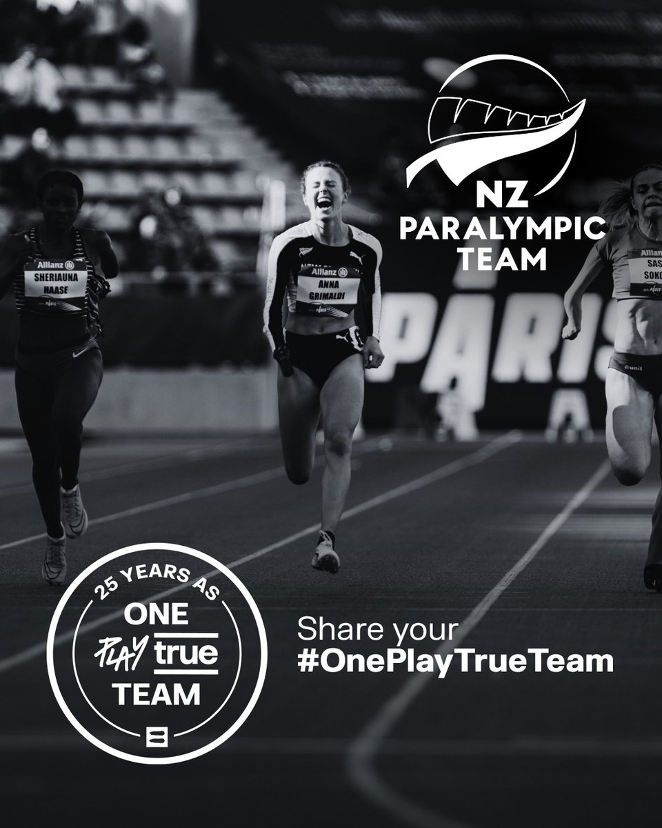 We’re celebrating 25 years of WADA and the OnePlayTrueTeam. We all have a part to play in keeping sport clean and fair for everyone. 

The NZ Paralympic Team is proud to show our commitment to a fair and equitable playing field for all athletes.

#OnePlayTrueTeam
#CleanSport