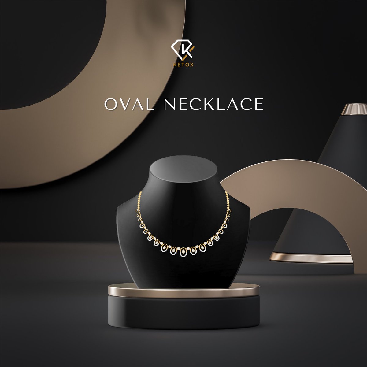 Radiant Elegance ✨ Embrace timeless beauty with our Glorious Oval Necklace

#GloriousOvalNecklace #FashionFinesse #ElegantAdornments #StatementJewelry #LuxuryStyle #GlamourousFashion #TrendyJewels #SparkleAndShine #OvalObsession #InstaGlam #FashionForward #ketoxjewellery