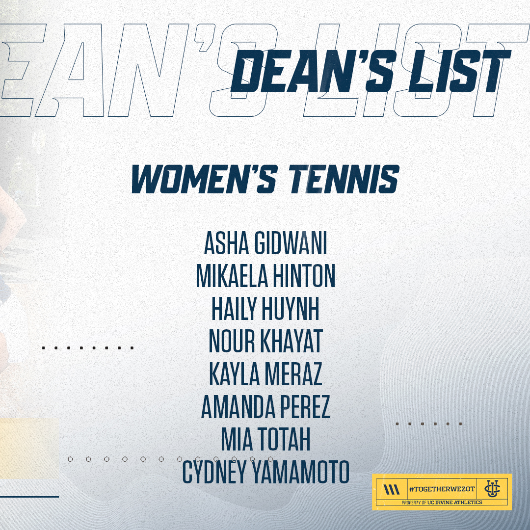 Congrats to our ladies who were named to the 2024 Winter Quarter Dean’s List! 🎉 #TogetherWeZot | #RipEm