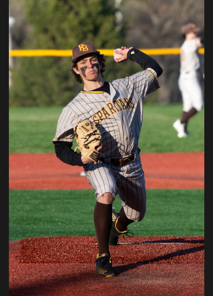 RBHS_Baseball's tweet photo. Spartans win their 3rd in a row, beating Norwood behind a gutsy start from ‘26 Sam Bova (3.0 IP, 2 H, 1 R, Ks). 

‘24 Mitch Elsass picked up the win going 4 innings, 0 Runs, &amp; 5 K’s. https://t.co/sxcteot5cu