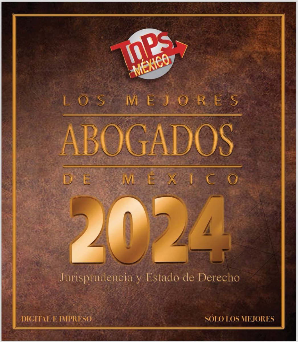 lic_cgrimaldo's tweet photo. R,G&amp;A, agradecemos a @AbogadosTops por considerarnos en su 12va edición Libro-Ranking “Los Mejores Abogados de México”, reiterando el compromiso de seguir brindando nuestros servicios con absoluto profesionalismo y entusiasmo. Gracias. @gonzalogarciah @Luna_lec https://t.co/wMdBAb9jT4