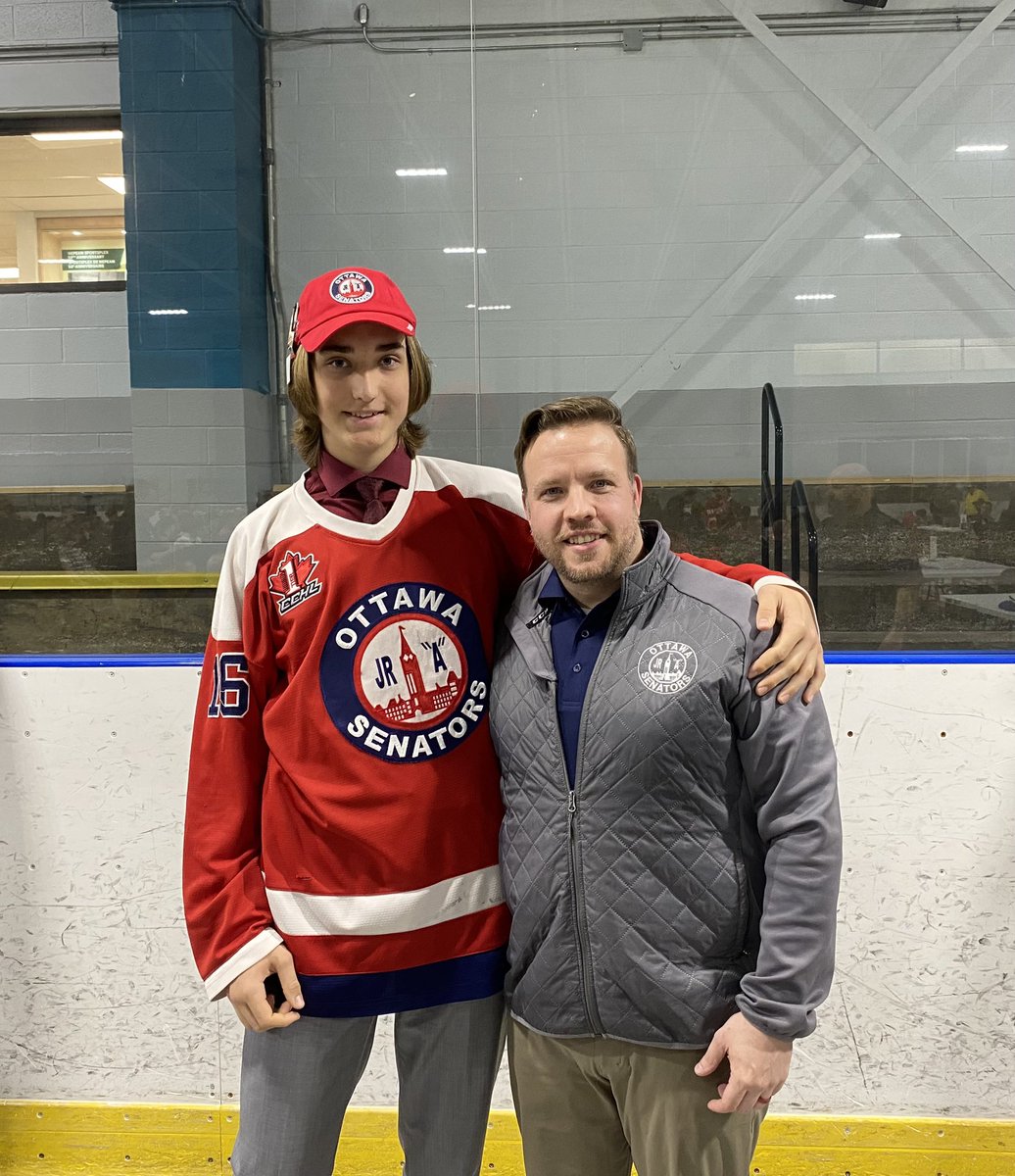 With our sixth round selection we are proud to select: Matas Bubelevicius (Nepean U16 AA) #Draftday #Nodaysoff #JrA #OJS