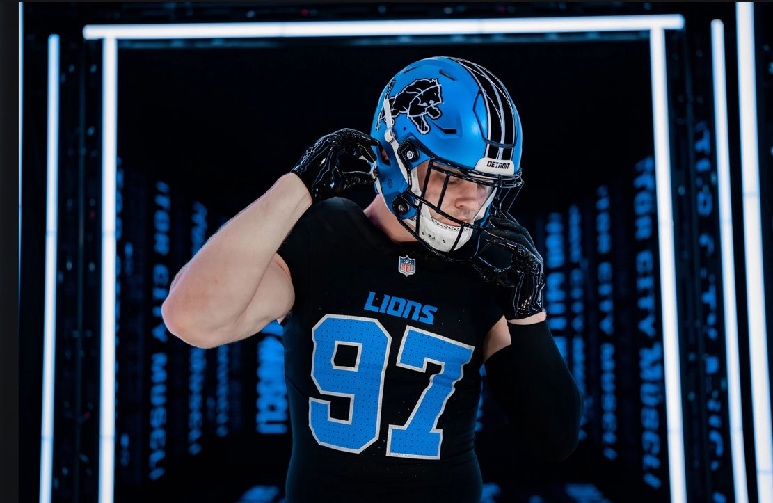 The new #Lions alternate uniform and helmet: