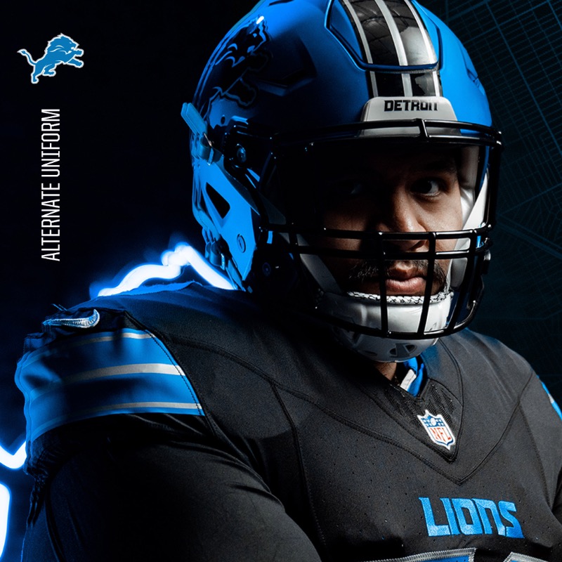 Lions's tweet photo. Motor City Muscle