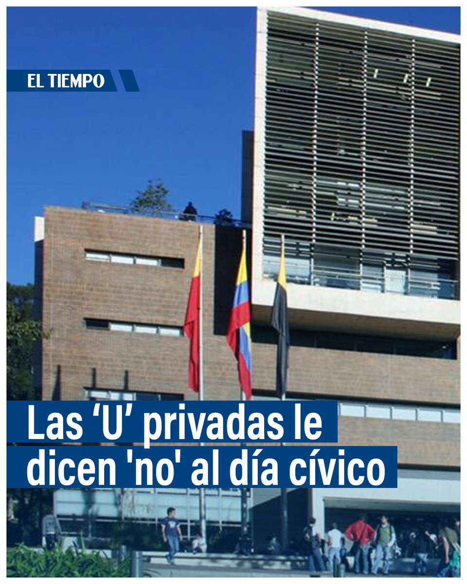 🚨 #Atención | Las universidades privadas le dicen 'no' al día cívico convocado por el presidente Gustavo Petro ► eltiempo.com/vida/educacion…