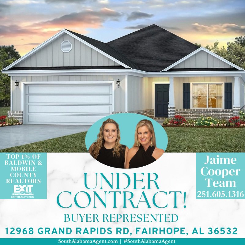 Excited for our clients who are under contract on this Fairhope house!🏡

Jaime Cooper Team 📲 251.605.1316
#Realtor #SouthAlabamaAgent  #BaldwinCounty #ListWithJaime #BuyWithJaime #BaldwinRealtors  #realestate #fairhope #fairhopealabamaliving #fairhopealabama 
LC: DR Horton