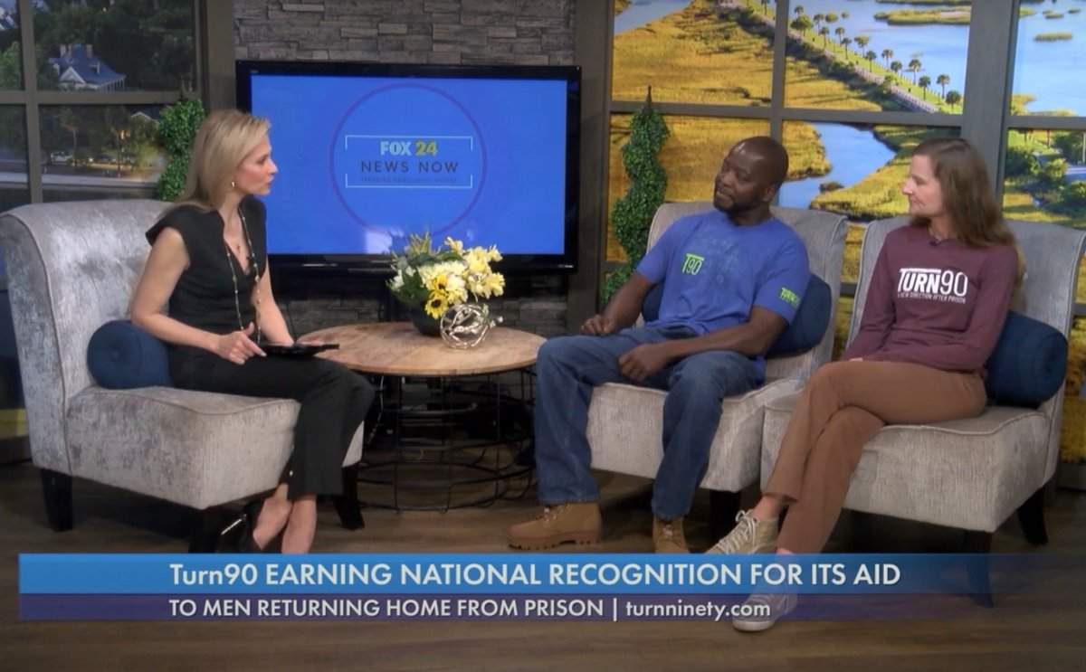 Dive into what it means to be Turn90 with @foxcharleston. We’re talking therapeutic social enterprise, life after prison, and our recent $2 million grant.

Watch our feature here: i.mtr.cool/usgvupjjfv

#Turn90 #FoxNews #ReentryMatters