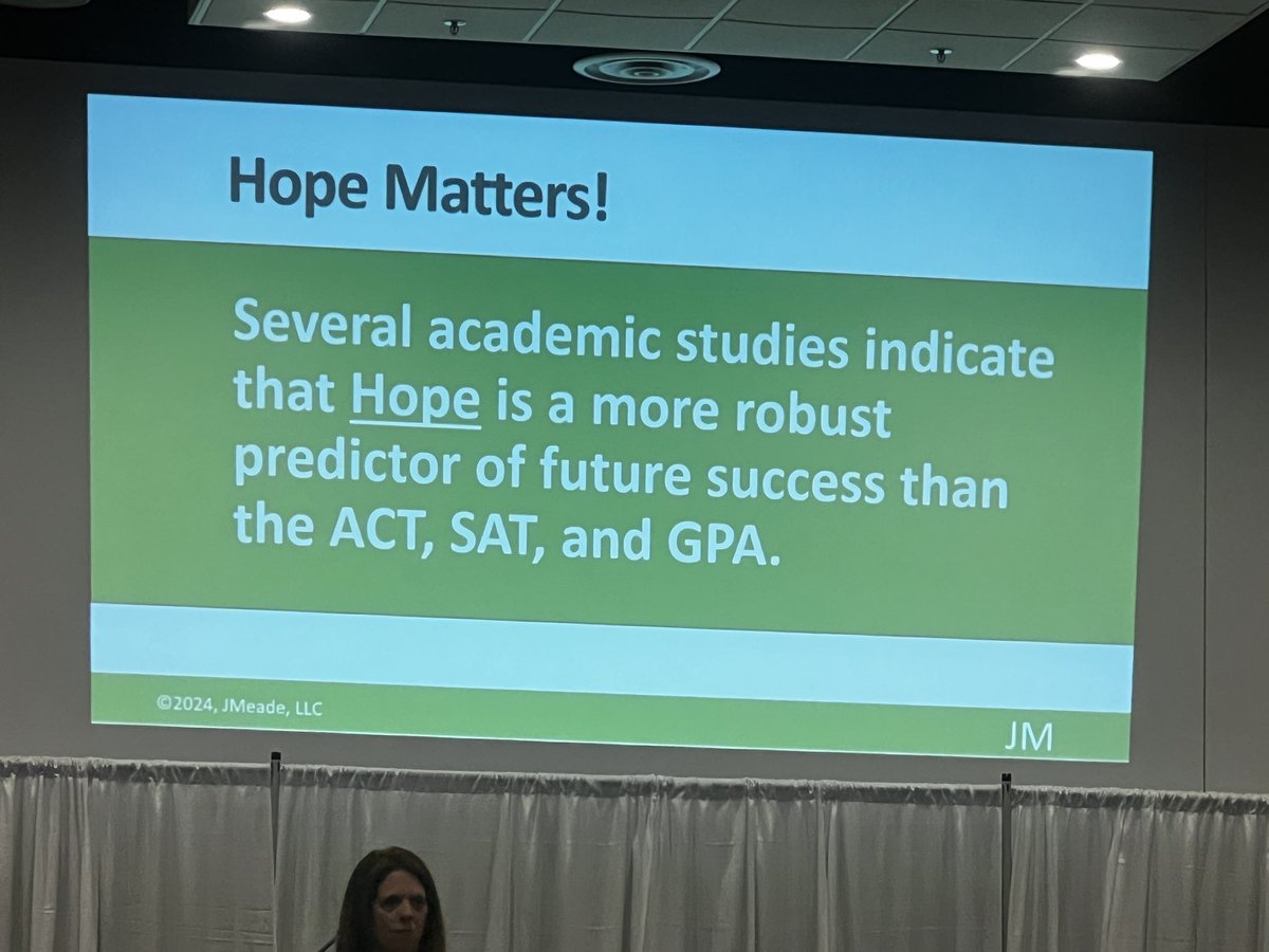Thank you @meade_jamie for reminding us all that “Hope matters” MOST!!! 💪 @OHEducation @OhioHigherEd @WSCOmarietta @AppSTEMCollab @OSLN @TIESTeach @STEMecosystems @OhioOWT @OhioExcels