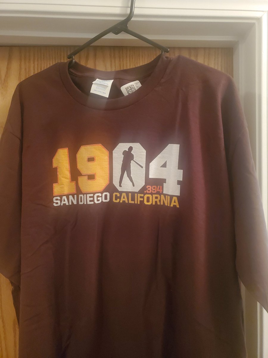 Got a new Padres shirt, Thanks go to the wife & kids.