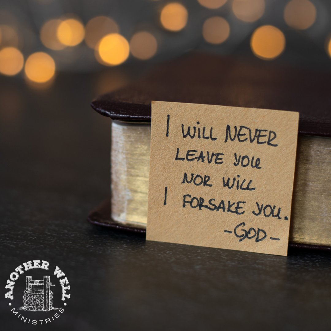 What a promise! God will never leave or forsake you! - Hebrews 13:5

#bible #jesus #hope #bibleverse #verseoftheday #pray #church #prayer #jesuschrist #worship #faith #godisgood #christianliving #livegodsword #gospel #god #biblestudy #christianity #christianlife #christian