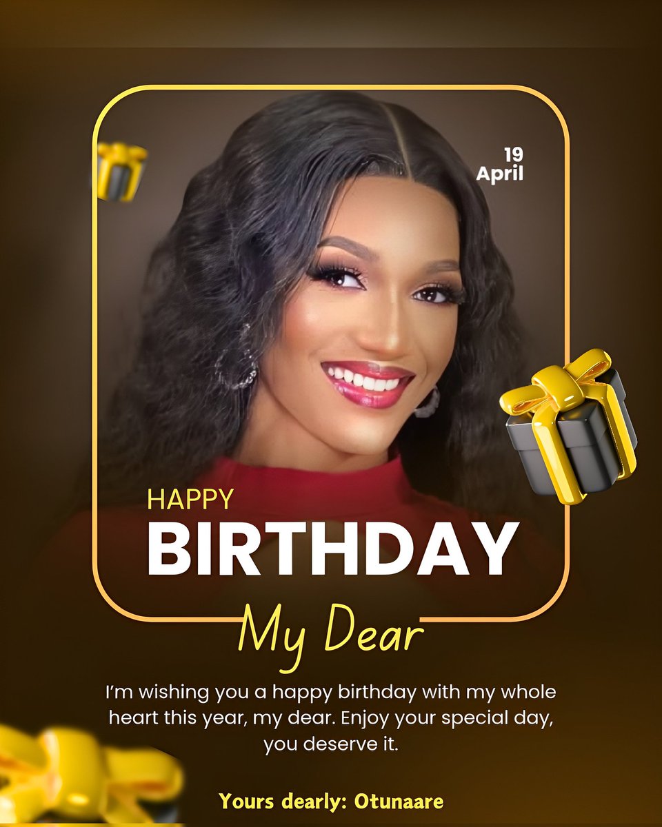 otunaare's tweet photo. On your special day, I wish you all the extraordinary experiences and adventures that life has to offer. Happy Birthday to someone as exceptional and special as the CEO of @Nofad Creations, Noimot, Fadeke, Omosewa. Enjoy your day to the fullest dear 

@highlight 
@everyone https://t.co/NHqGnSlrXS