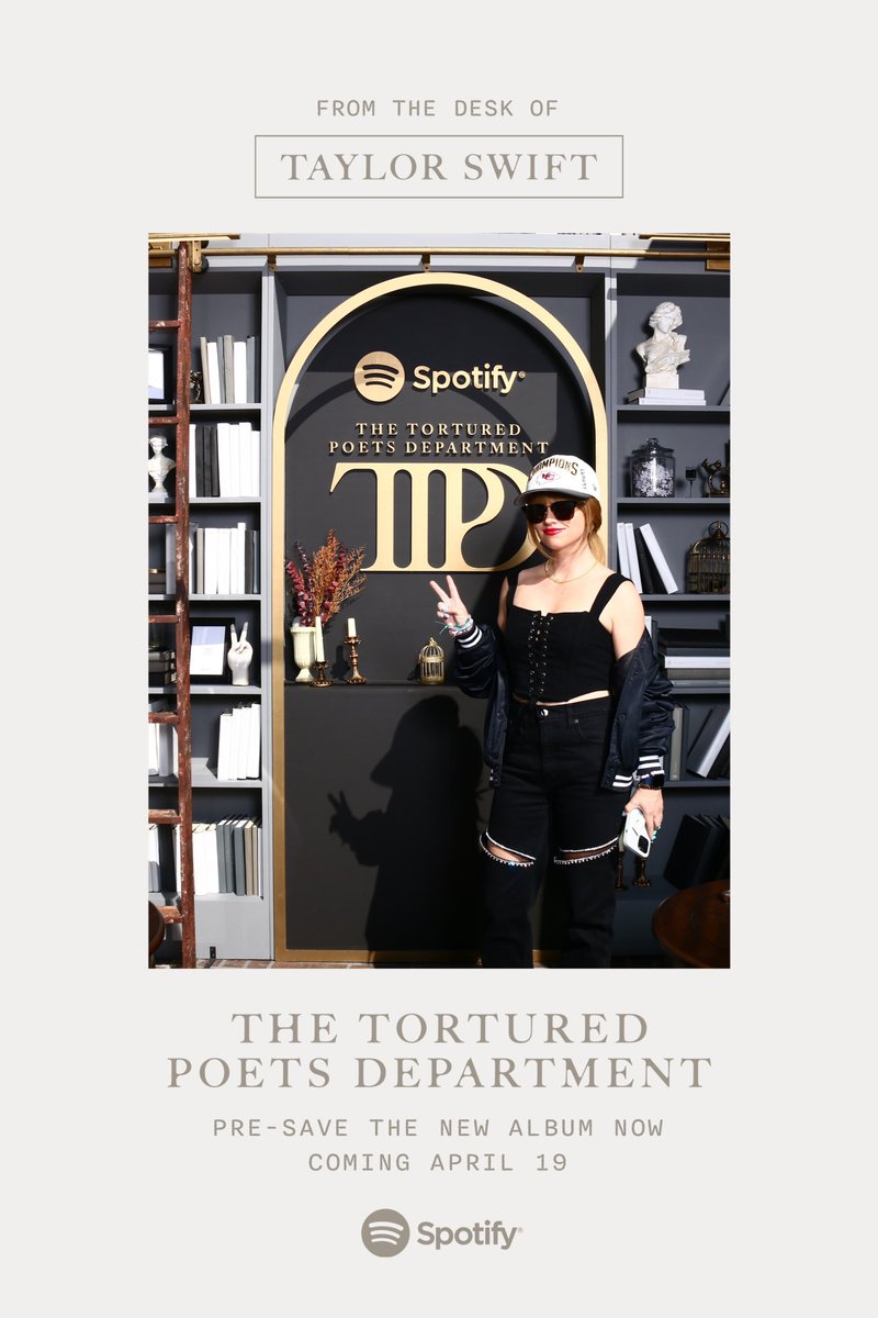 KarmaKally's tweet photo. Ready for The Tortured Poets Department!! @taylorswift13 @taylornation13 @Spotify @TheGroveLA #THETORTUEDPOETSDEPARTMENT #TTPD https://t.co/GkFO7bRkk9