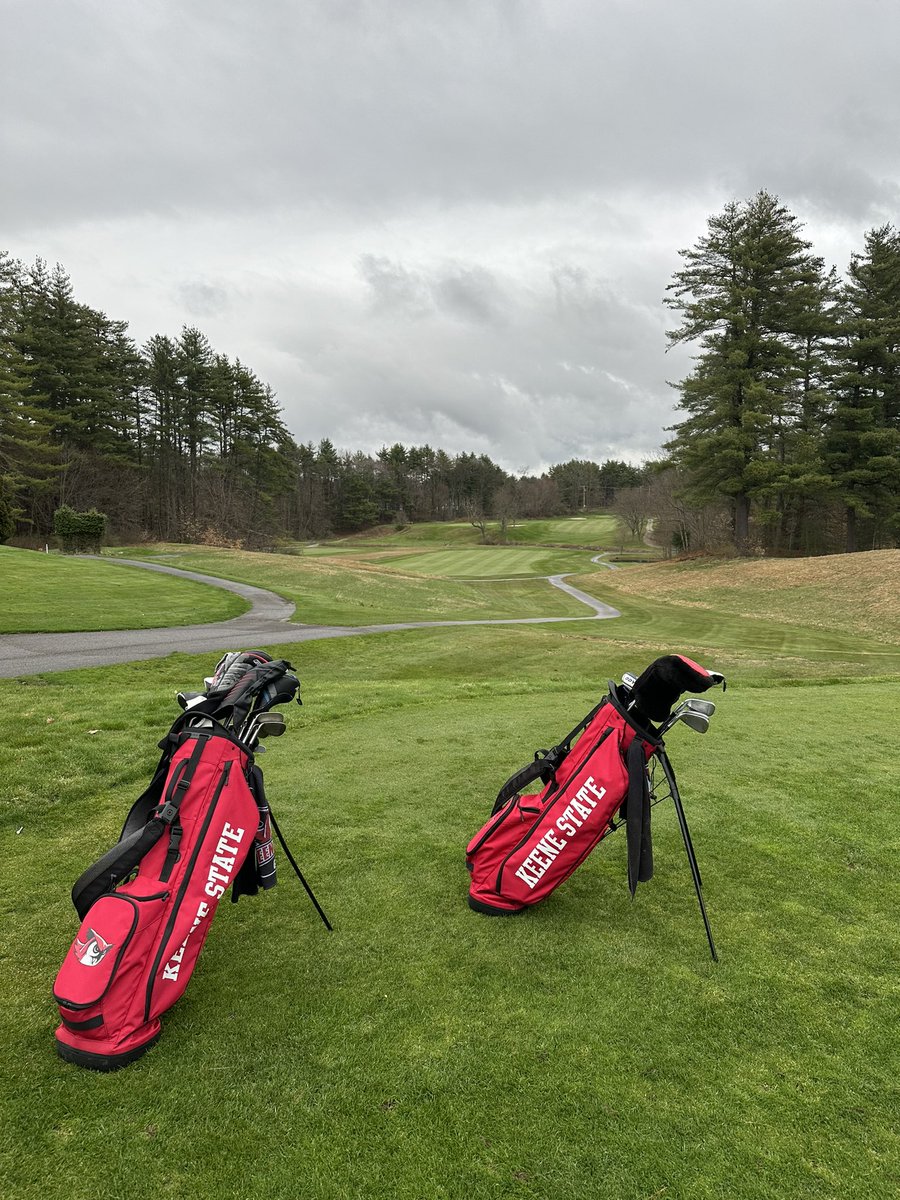 Opening day at Keene CC! We are excited to be outside, even on this cold rainy day! ⛳️