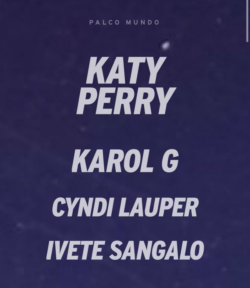 todaykatyp's tweet photo. #RockInRio 2024 — September 20 line up: 

• Katy Perry
• Karol G
• Cyndi Lauper
• Ivete Sangalo https://t.co/etBjukdmSF