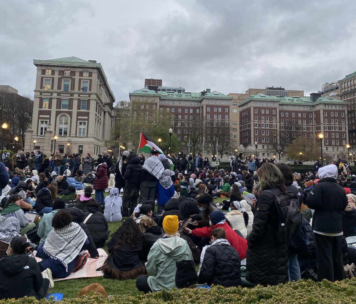 I won’t be coming back for any university sponsored reunions, but I’m a @Columbia alum and I’m back on campus today to show my solidarity with these brave students and support their demands. This is our campus.