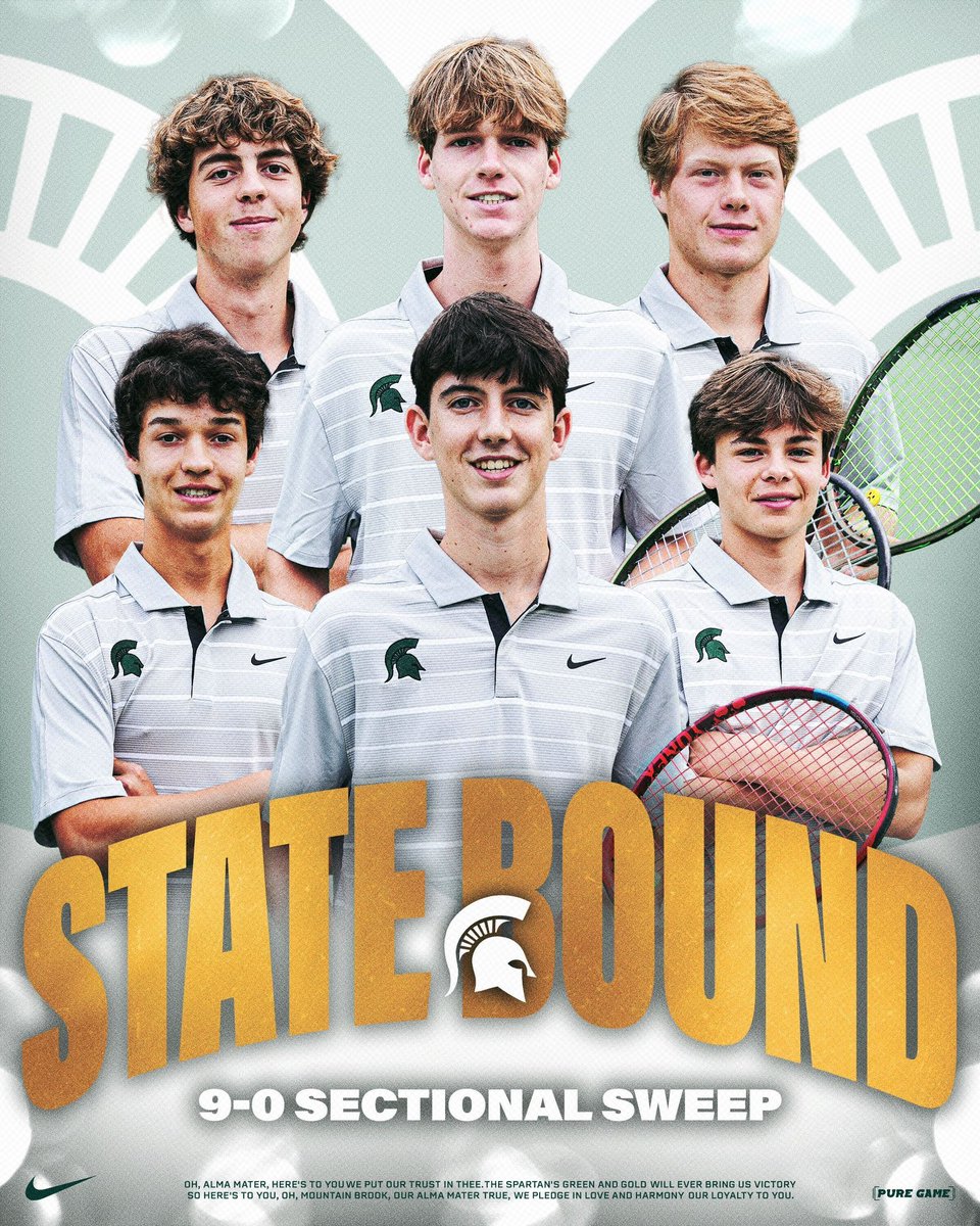 Congrats to these TALENTED boys on MB Varsity who swept Sectionals today.  They will join the MB girls in Mobile next week to compete for the 6A State Championship!  Wish us luck!🍀GSG