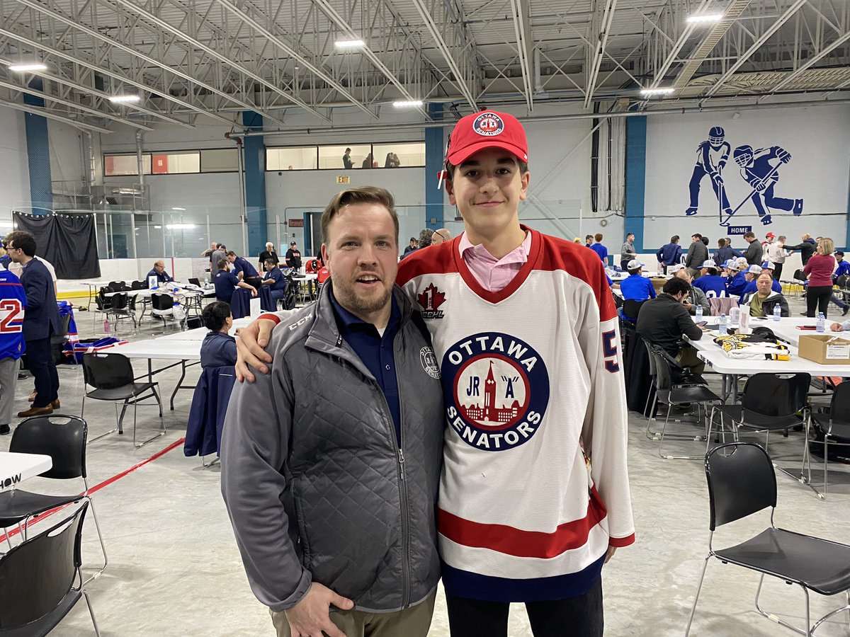 OttawaJrSens's tweet photo. With our eleventh round selection we are proud to select: 

 Jacob Warnes (Myers U18)

#Draftday #Nodaysoff #JrA #OJS https://t.co/yFR0T4JhzP