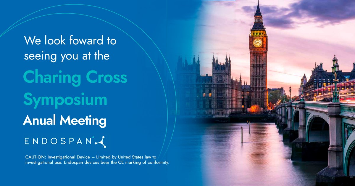 Heading to Cx2024? We would love to connect in London! ​ Please email clinicalus@endospan.com if you would like to schedule a meeting to discuss our NEXUS® platform.​ Learn more about our technology: endospan.com​ #aortaEd #aorticdissection #aorticaneurysm