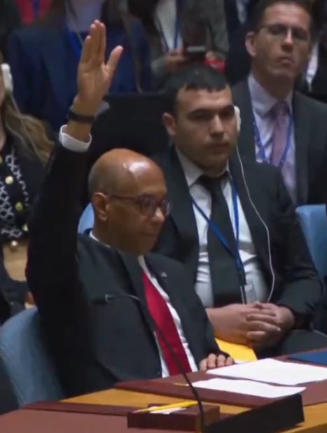 CraigMokhiber's tweet photo. The U.S. proves, once again, that it never intended to allow a “two-state” solution. The charade was up long ago, but they trotted out this guy again today, just to drive the point home for anyone who still couldn’t see past the smokescreen. #VetoMan #Palestine https://t.co/4Gr8XjJ7ja