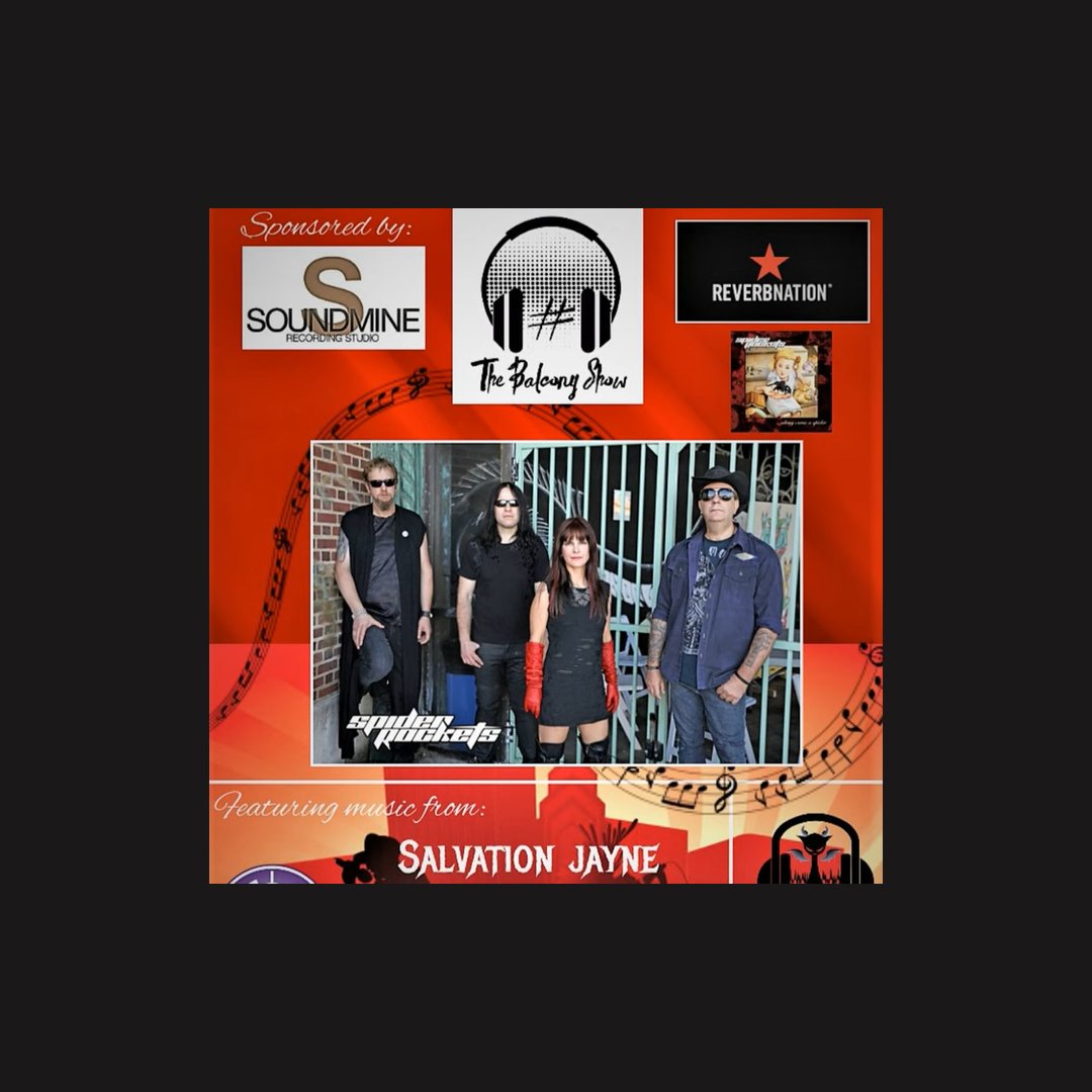 SpiderRockets's tweet photo. Thanks to our friends at @BalconyShow for having us as their featured artist on their show! 🎶😊
#featuredartist #spiderrockets #onyoutube #checkitoutnow https://t.co/9h4LukOBlF