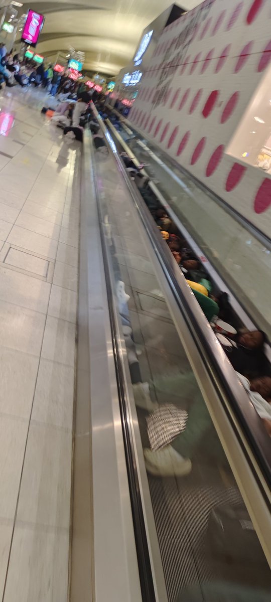 aswinraaj's tweet photo. @rvivek @EmiratesSupport Better to Avoid. It is utter chaos here. No proper communication. They are just postponing by an Hour at the end of the hour. Our flight is already delayed by 7 hours and there is no sign of starting even now. No place to sit. https://t.co/I96JuQMH1i