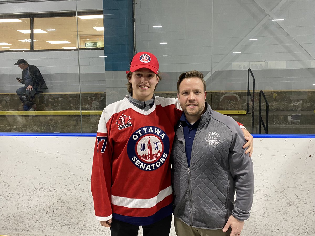 With our tenth round selection we are proud to select: Owen Coady (Nepean U18 AA) #Draftday #Nodaysoff #JrA #OJS