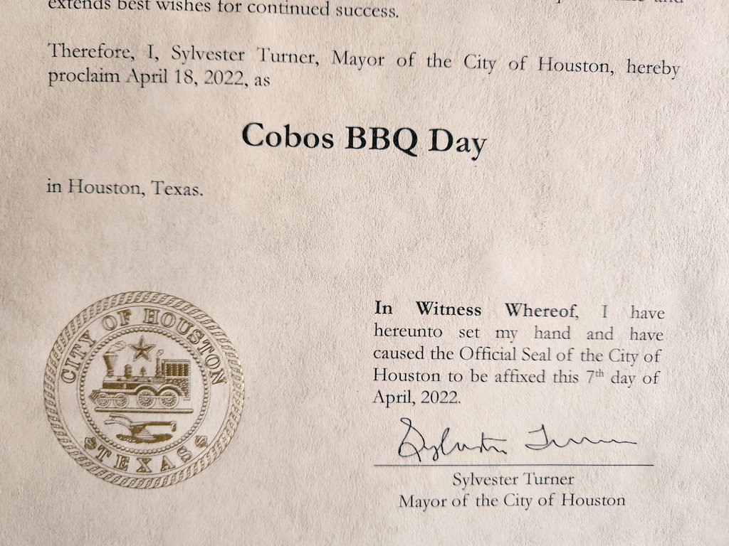 Happy Cobos Day for all who celebrate! Yes, I forgot all about it, smh.