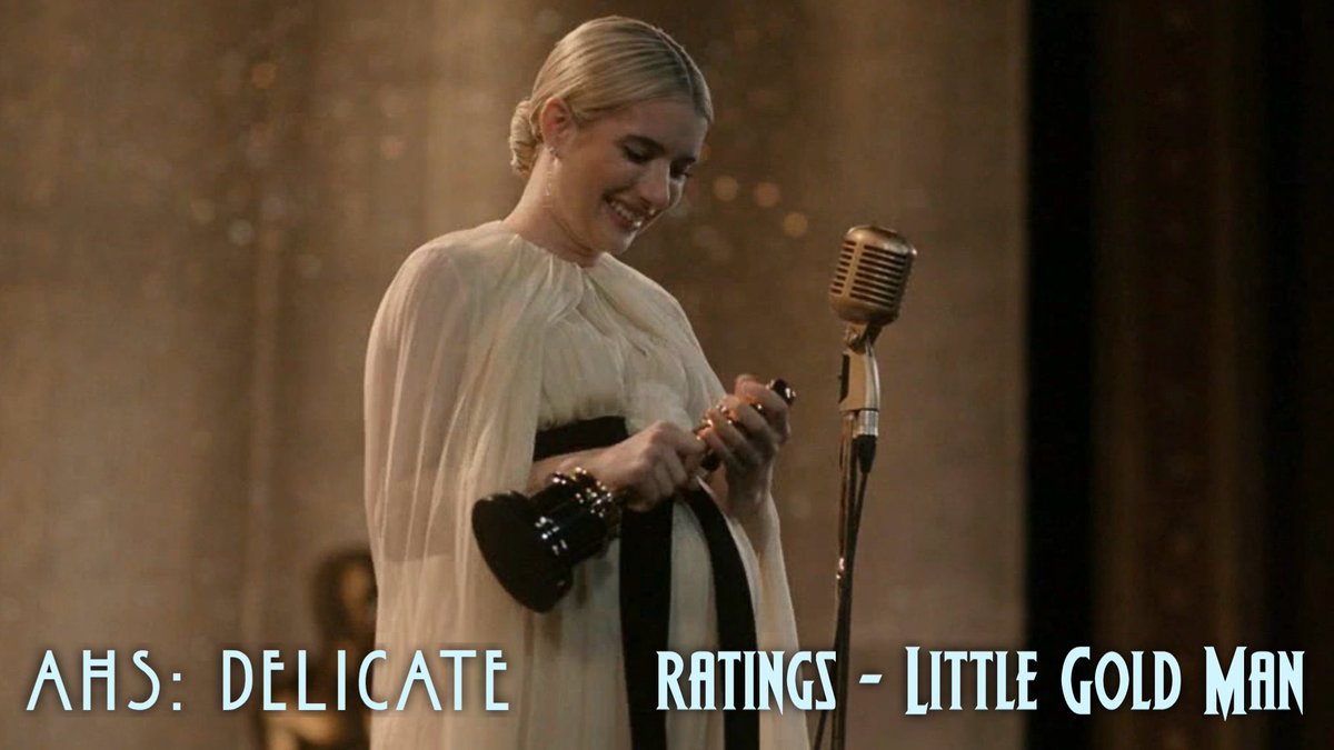 RATINGS: 158,000 live viewers tuned into “Little Gold Man,” the eighth episode of #AHSDelicate. It scored a 0.04 in the key demo and was the least watched episode of the season.