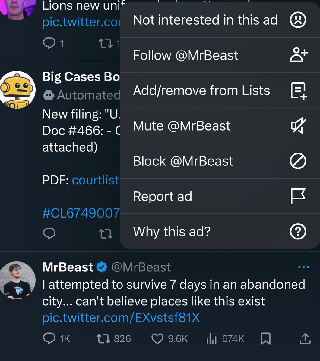 It's so funny that Elon musk pays for mr. Beast's advertising on Twitter using unlabelled ads so that he can pay Mr. Beast money from the creator program to repost stuff from YouTube