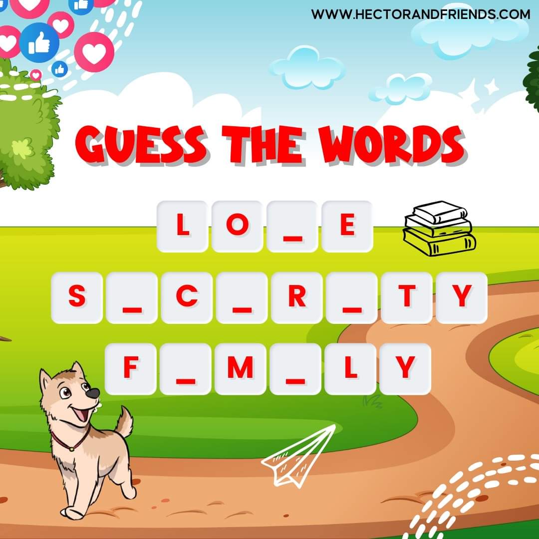 Can you find the hidden words? Share your findings in the comments below! Let's spread some word-search fun. 📝🔍❤️  #internetsafety #kidsonline #safekids  #onlineeducation #onlinesafety   #childsafetyawareness #childrensbooks #cyberbullying #hectorandfriends #hectorology