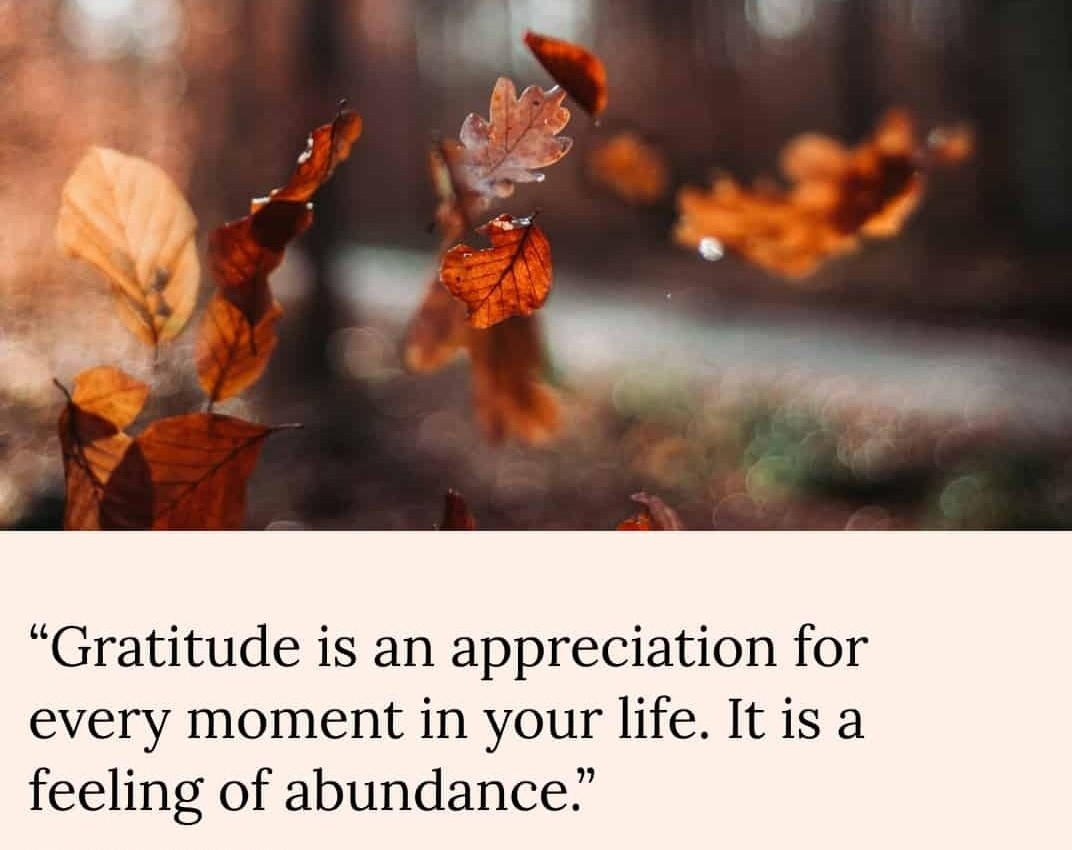 Don't forget to have a thankful heart. 
It's so easy to feel overwhelmed right now, and actually not see our blessings that we are surrounded with. 
#BeThankful