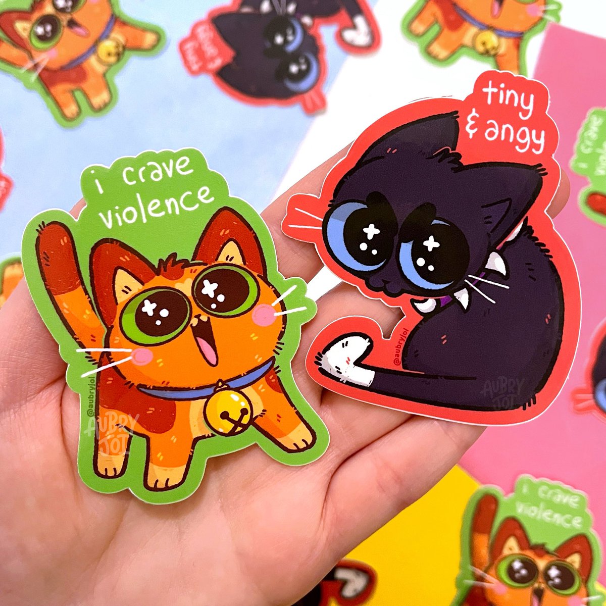 aubryjoi's tweet photo. Battle cat stickers 🔪 https://t.co/zRDbhKxeml