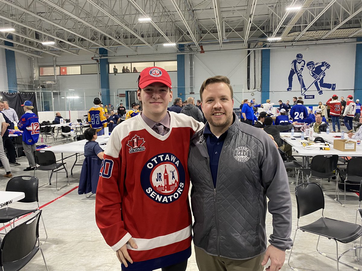 With our twelfth round selection we are proud to select: Logan Jack (Cumberland U16 AA) #Draftday #Nodaysoff #JrA #OJS