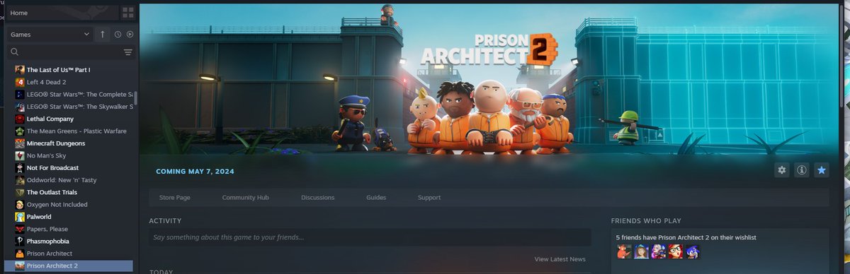 SirOMGitsYOU's tweet image. Just got @PrisonArchitect 2 on Steam! lets goooooooo #prisonarchitect #PA2