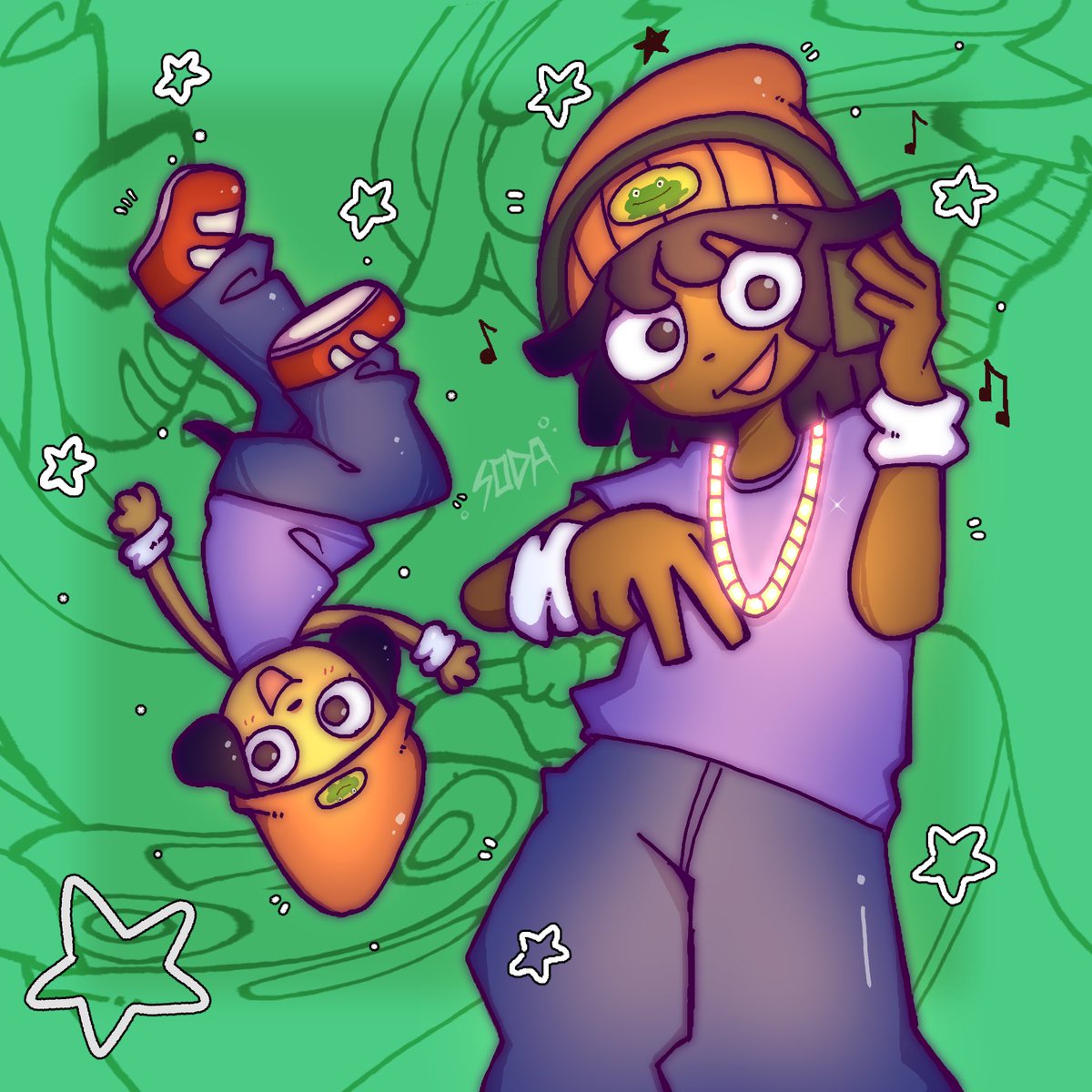 Such an awesome design! I love him!
#ParappatheRapper #parappa