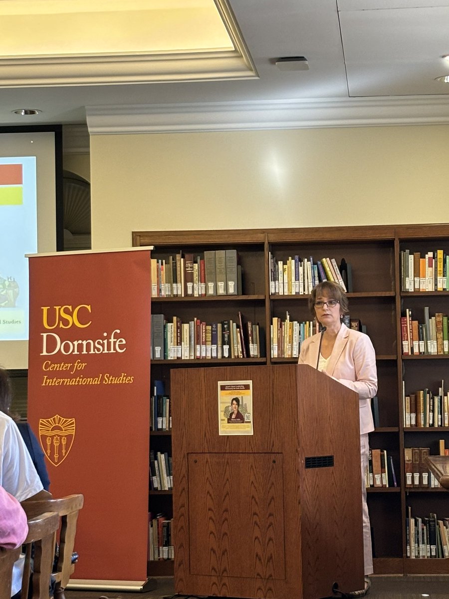 Guest speaker lecture by Dr. Mireya Solis on “Japan’s Quiet Leadership: Reshaping the Indo-Pacific” happening now! <a href="/UscCis/">USC Center for International Studies</a>