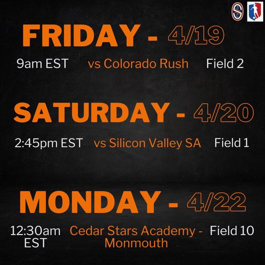 Olivia Halunen (@oliviahalunen) on Twitter photo Check out my schedule for the GA Spring Showcase! I’m excited to kickoff here in NC tomorrow! #GASpring
<a href="/SalvoSCGA/">Salvo Girls Academy</a> <a href="/GAcademyLeague/">Girls Academy</a> <a href="/TopDrawerSoccer/">TopDrawerSoccer</a> <a href="/PrepSoccer/">Prep Soccer ⚽️</a> <a href="/ImYouthSoccer/">ECNL/GA/Recruiting/College Soccer</a> <a href="/TheSoccerWire/">SoccerWire</a> Check out my schedule for the GA Spring Showcase! I’m excited to kickoff here in NC tomorrow! #GASpring
<a href="/SalvoSCGA/">Salvo Girls Academy</a> <a href="/GAcademyLeague/">Girls Academy</a> <a href="/TopDrawerSoccer/">TopDrawerSoccer</a> <a href="/PrepSoccer/">Prep Soccer ⚽️</a> <a href="/ImYouthSoccer/">ECNL/GA/Recruiting/College Soccer</a> <a href="/TheSoccerWire/">SoccerWire</a>
