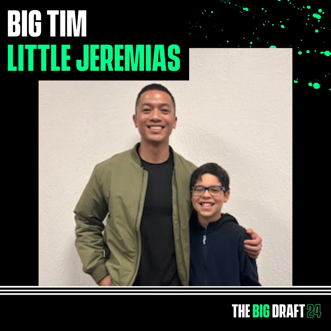 Meet Big Tim and Little Jeremias, a Match off our Real-Life Roster! 🌟 Read their full story: bbbsba.org/stories/tim/ If you or someone you know would make a great Big, fill out our inquiry form: bbbs.tfaforms.net/f/bayareabigdr…

#BBBSBA #BeBig #RealLifeRoster