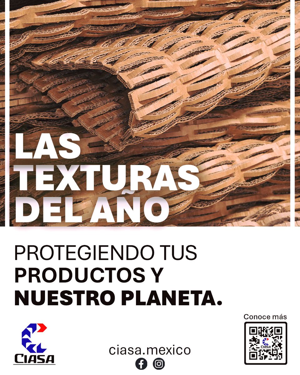 CIASAMexico's tweet photo. Reduce, reutiliza, recicla: ¡El cartón es tu aliado!
Cada vez que reutilizamos materiales como el cartón para embalaje, contribuimos al cuidado del medio ambiente. ¡Únete al movimiento de sostenibilidad y elige la opción eco-friendly! #Sostenibilidad #ReutilizaElCartón https://t.co/xW37CsCRuE