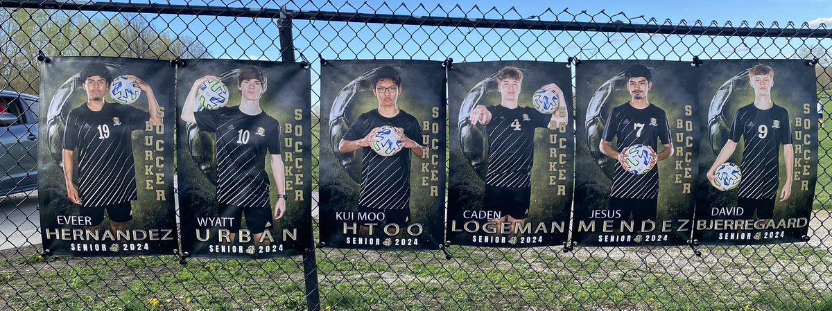 drasmussen43's tweet photo. Recognizing our Senior Burke Soccer players tonight before our game with Gretna East 🖤💛⚽️ A great group of Bulldogs and families who many have been a part of Burke Soccer since their freshman year🖤💛⚽️ Thanks for representing Burke with Loyalty, Integrity and Honor #WeAreBurke https://t.co/sHrWxvBARl