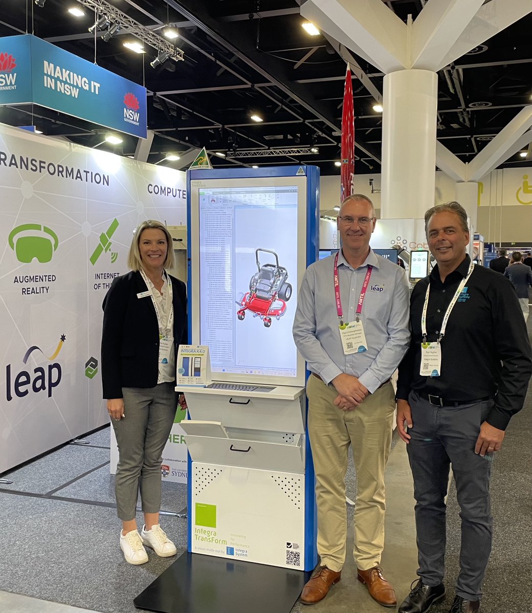 integrasysaus's tweet photo. Day 2 of AMW was buzzing with excitement, being named one of Australia's Top 50 Most Innovative Manufacturers by @AuManufacturing Our software partners @LEAP_Australia &amp; @SYSPRO_AUST demonstrated the K4.0 as an enabler to their software. Visit their stands at RA534 and RA530. https://t.co/Dt0oXV228Z